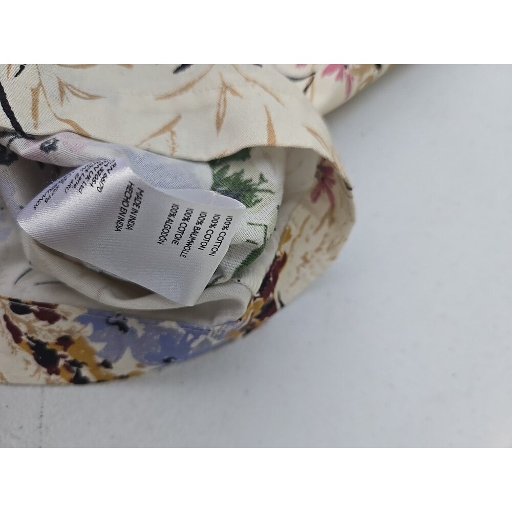 by Anthropologie Floral Corset Smocked Back Size Medium - Picture 10 of 11